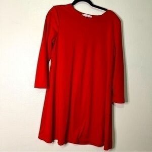 Bedford Fair fire engine red dress, Sz M. Preowned. EUC.